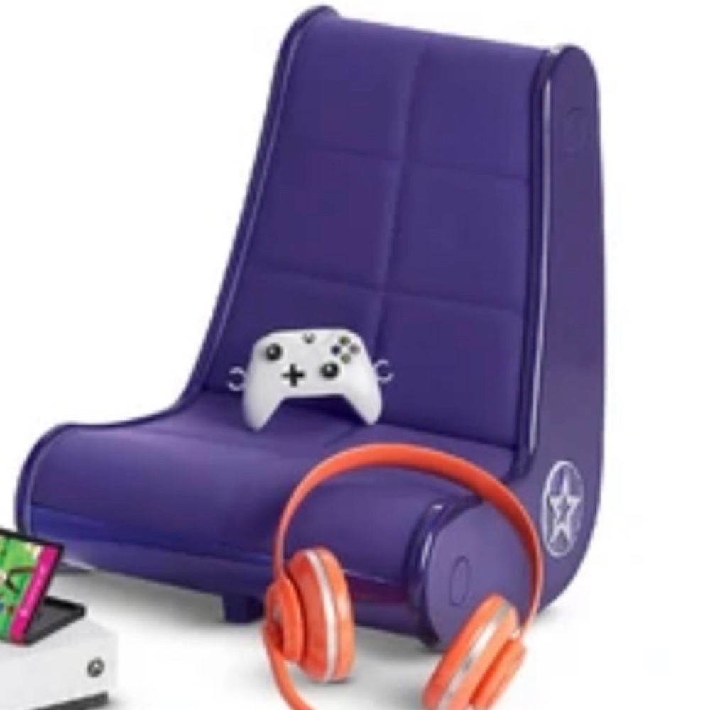 American Girl Purple Gaming Chair
